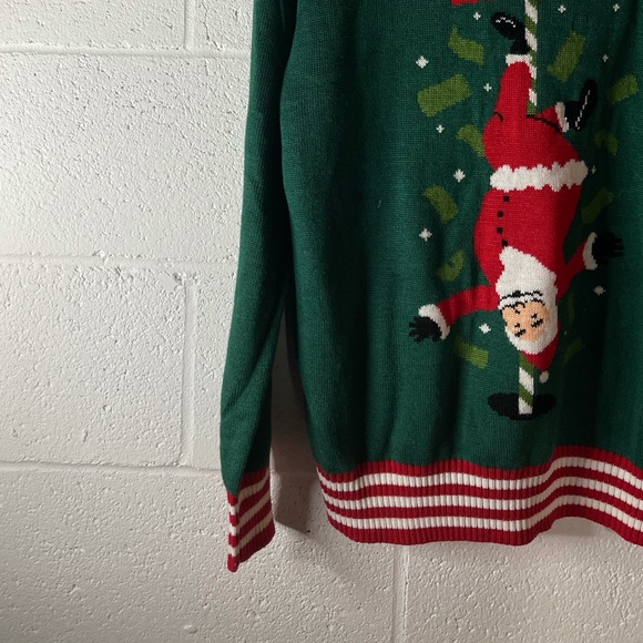 18. Tipsy Elf Santa North Pole sweater - Picture 4 of 8